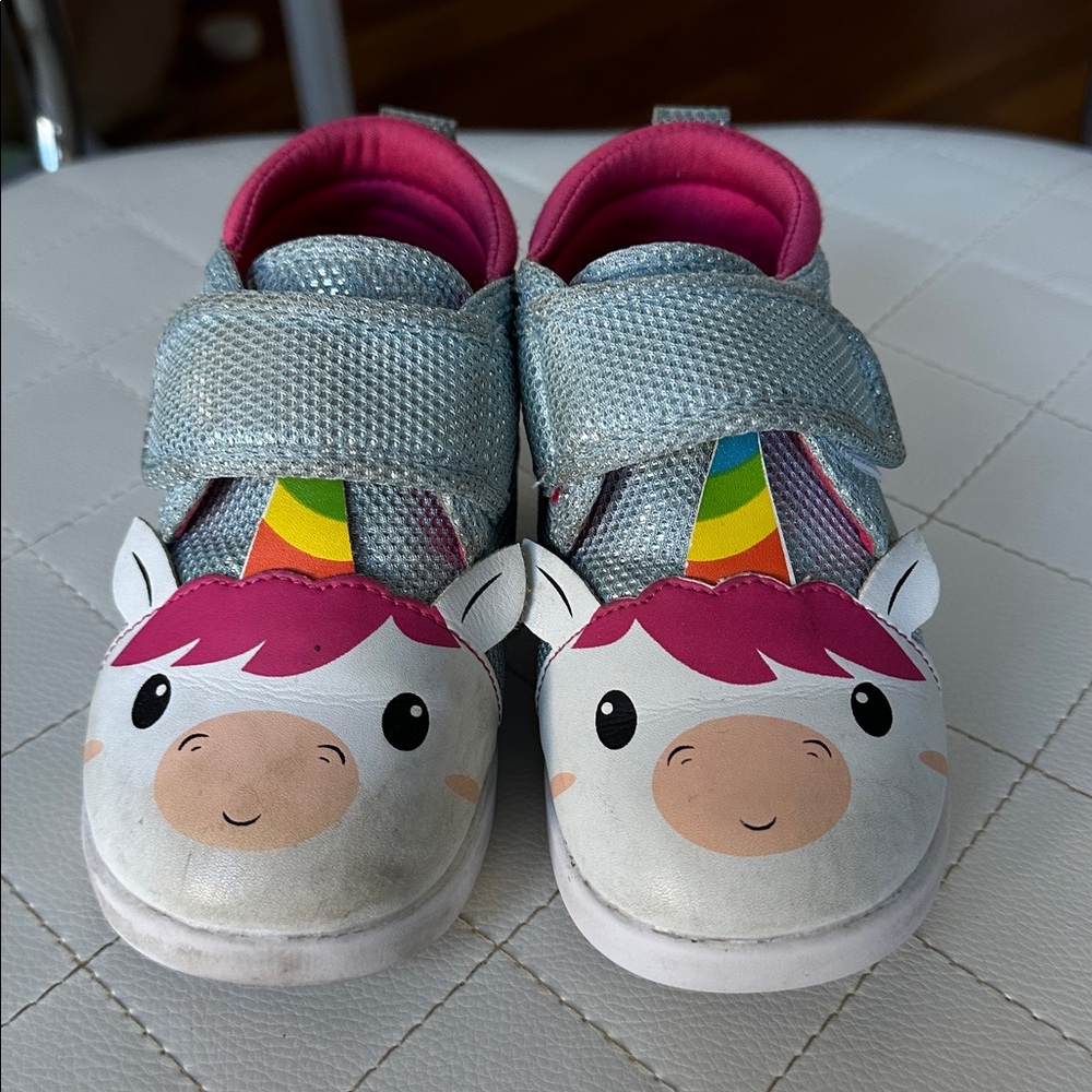 Unicorn Sneakers, toddler size 8